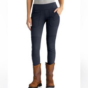 Womens Carhartt FORCE FITTED MIDWEIGHT UTILITY LEGGING. Size L